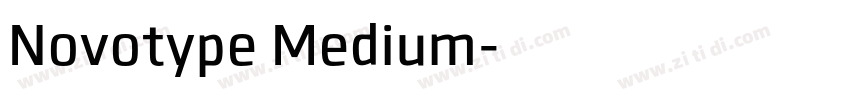 Novotype Medium字体转换